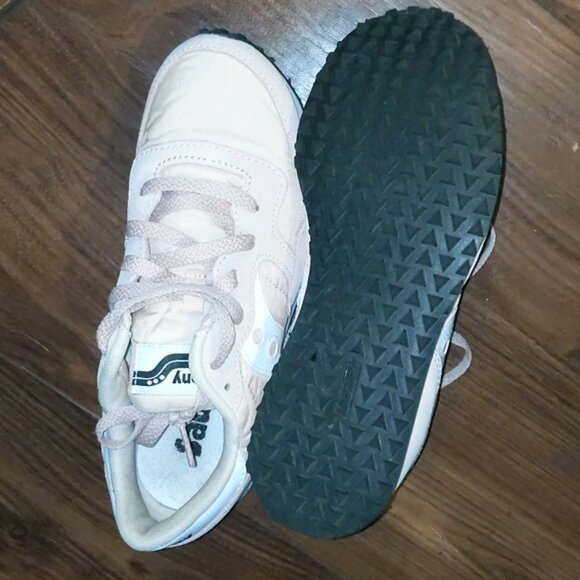 [VGUC] Saucony - DXN Trainer Vintage Sneakers S60757-12 | Pink White | Size 7.5 - Picture 2 of 11